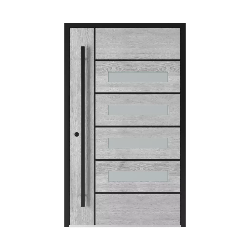 5007 Black entry-doors models-of-door-fillings dindecor 5007-black  