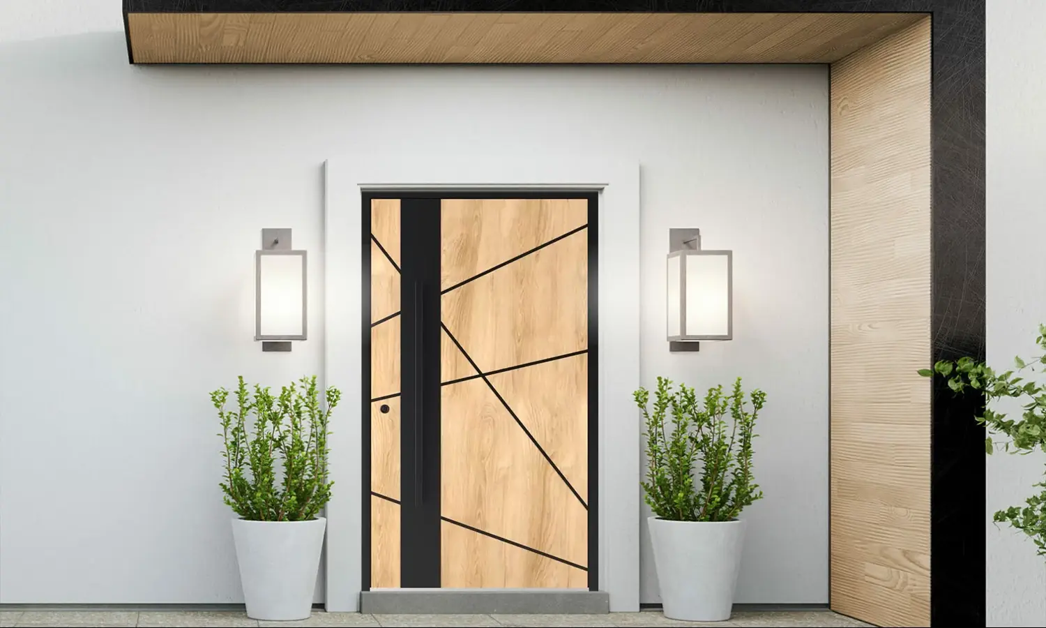 6132 Black ✨ entry-doors models-of-door-fillings dindecor 6132-black  