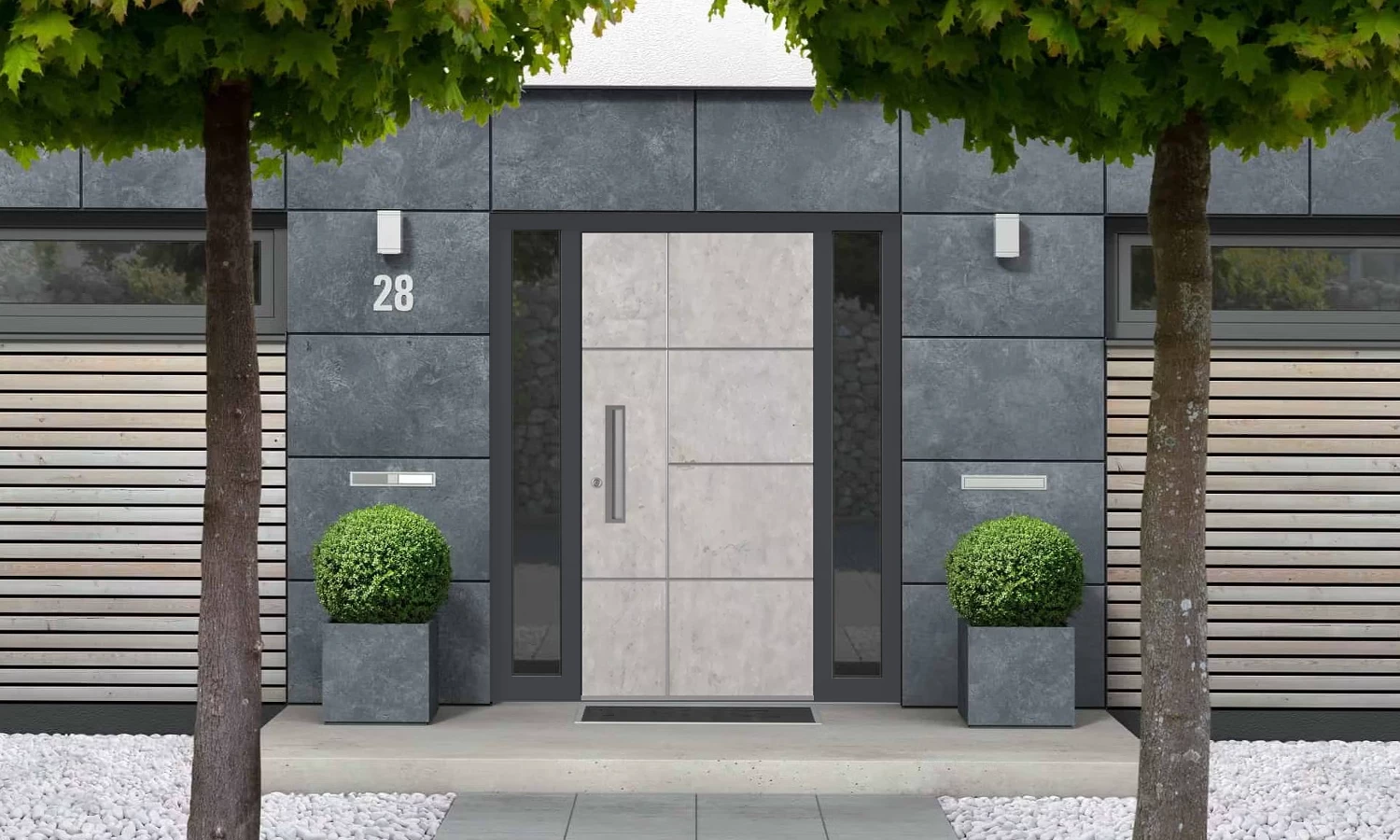 SK01 Beton 🏆 entry-doors models-of-door-fillings dindecor sk01-beton  