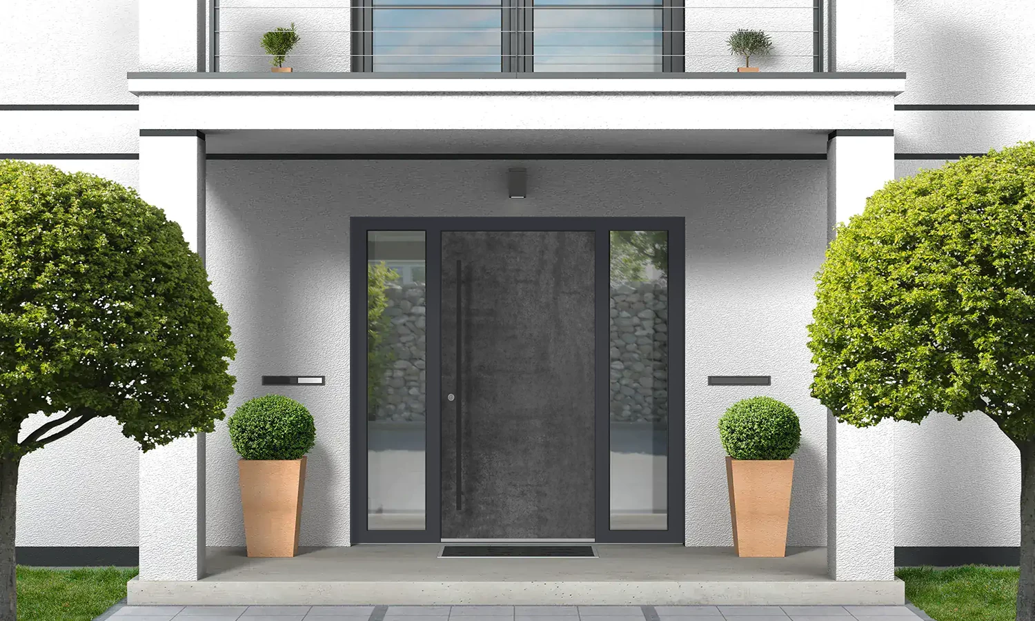 SK02 Grey 🏆 entry-doors models-of-door-fillings dindecor sk02-grey  