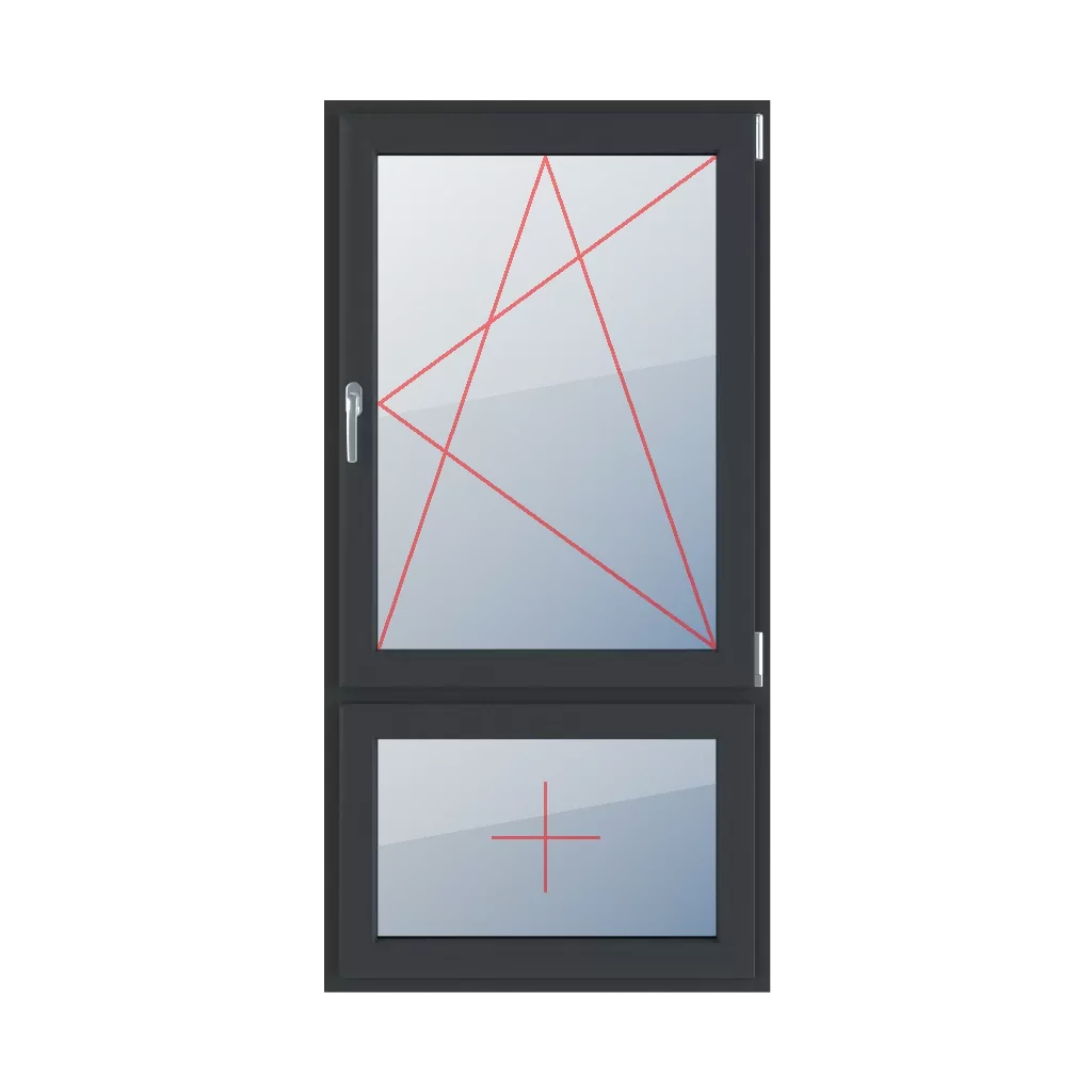 Tilt and turn right, fixed glazing in the sash windows types-of-windows double-leaf vertical-asymmetric-division-70-30 tilt-and-turn-right-fixed-glazing-in-the-sash-2 