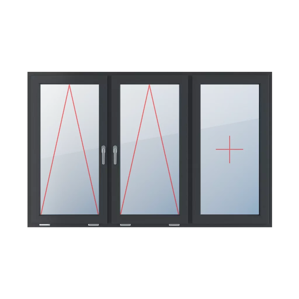 Tiltable with a handle in the middle, fixed glazing in the sash windows types-of-windows triple-leaf symmetrical-division-horizontally-33-33-33 tiltable-with-a-handle-in-the-middle-fixed-glazing-in-the-sash 