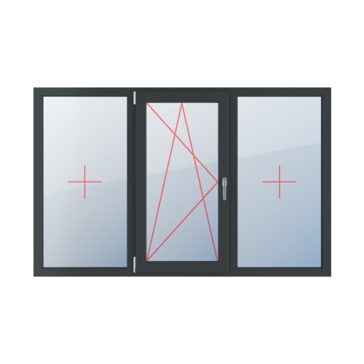 Fixed glazing in a frame, left-hand turn-tilt glazing, fixed glazing in a frame windows types-of-windows triple-leaf symmetrical-division-horizontally-33-33-33 fixed-glazing-in-a-frame-left-hand-turn-tilt-glazing-fixed-glazing-in-a-frame 