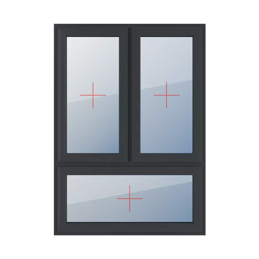 Permanent glazing in the leaf windows types-of-windows triple-leaf vertical-asymmetric-division-70-30 permanent-glazing-in-the-leaf-3 