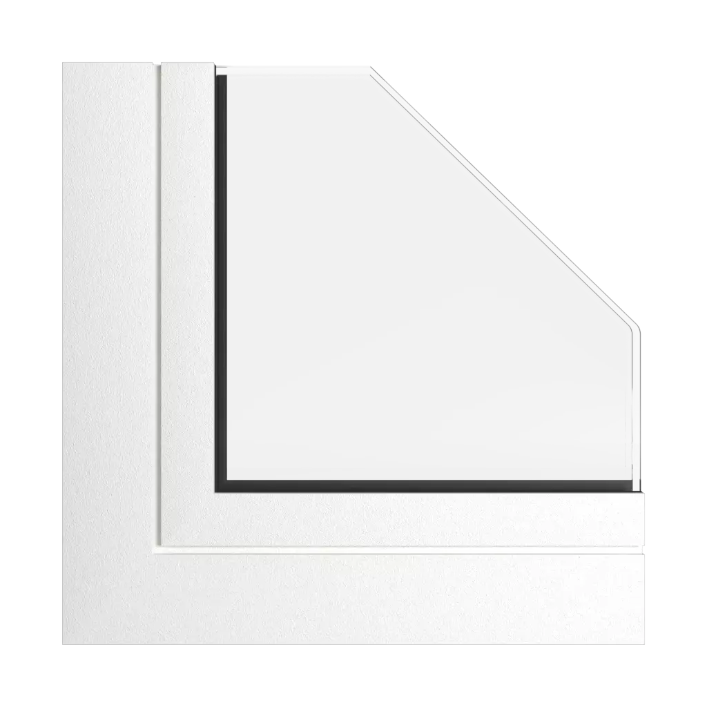 White Beskid windows window-color aliplast-colors