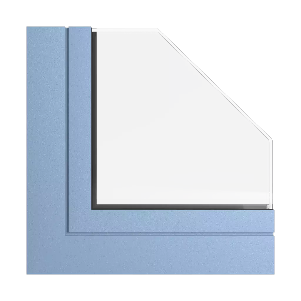 Sky blue gray windows window-color aliplast-colors sky-blue-gray