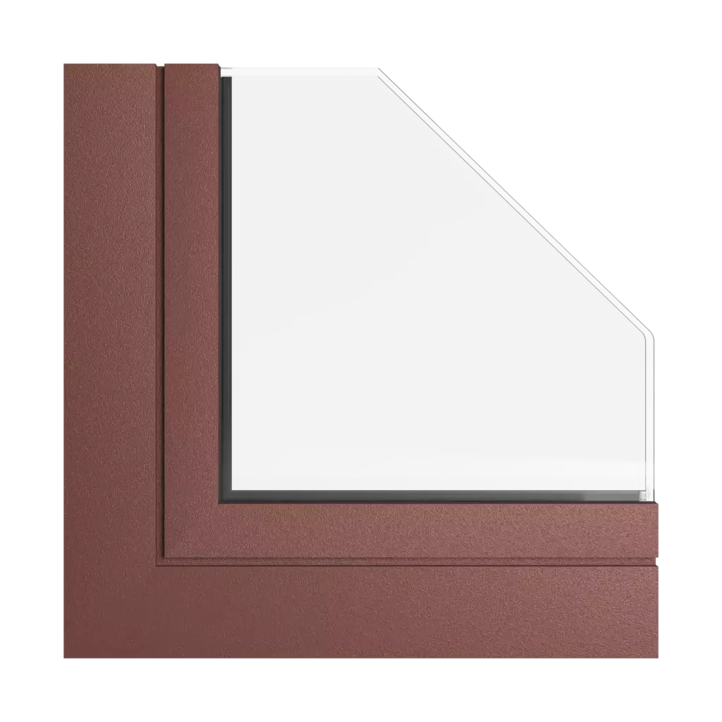 Chestnut windows window-color aliplast-colors chestnut