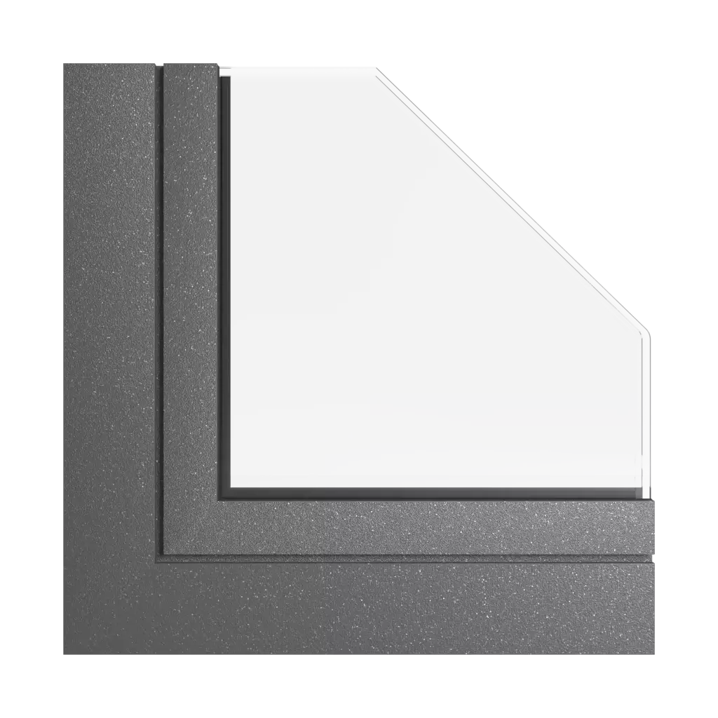 Black-gray windows window-color aliplast-colors black-gray