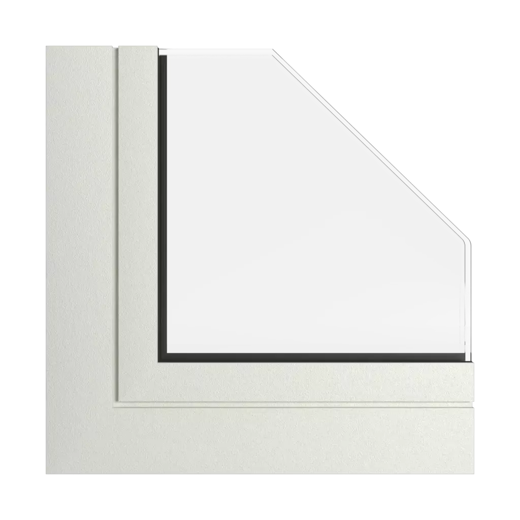 White and gray windows window-color aliplast-colors white-and-gray