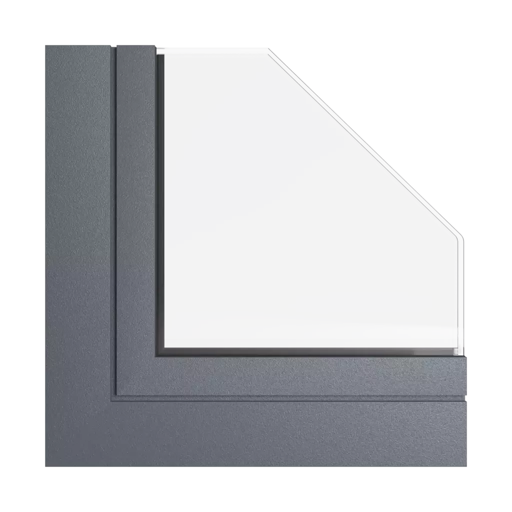 Gray slate windows window-color aliplast-colors gray-slate
