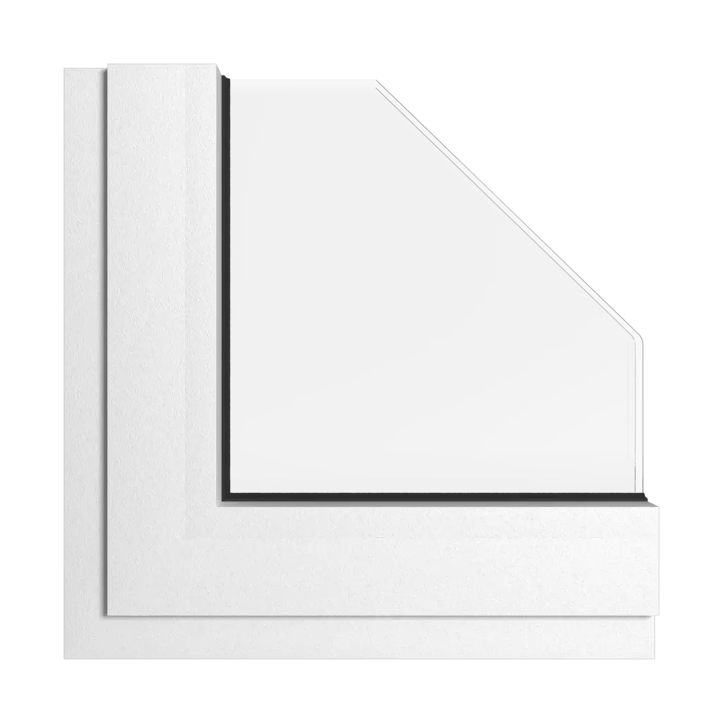 White Beskid windows window-color aliplast-colors white-beskid interior