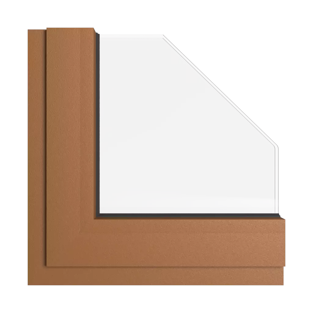 Honey brown windows window-color aliplast-colors honey-brown interior