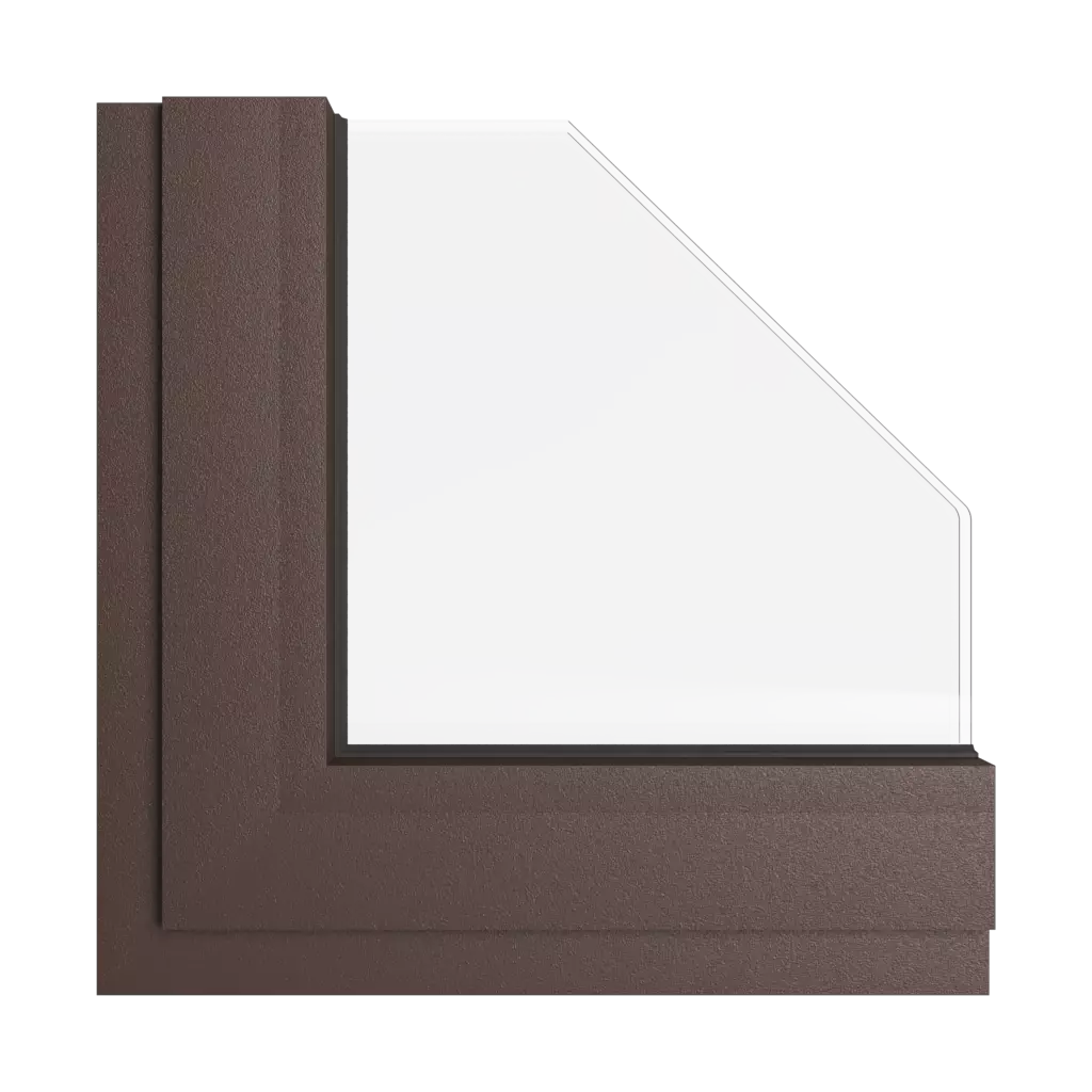 Dark chocolate windows window-color aliplast-colors dark-chocolate interior