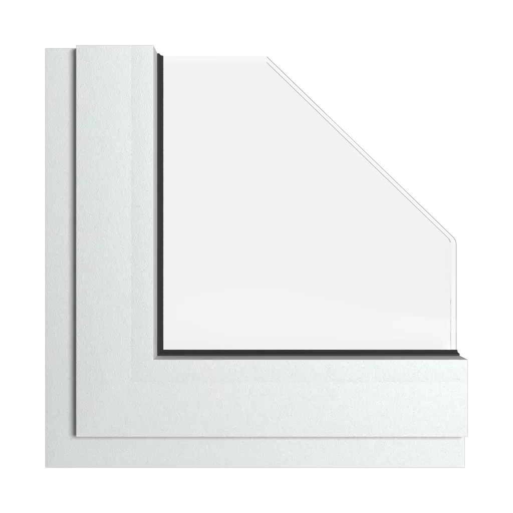 Light gray windows window-color aliplast-colors light-gray interior