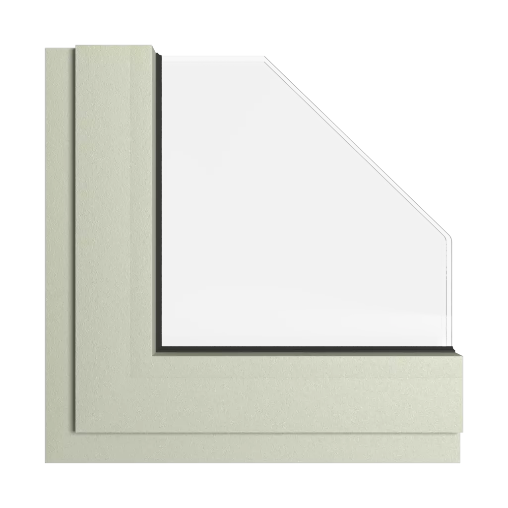 Gray beige windows window-color aliplast-colors gray-beige interior