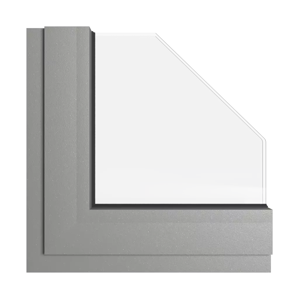 Gray aluminum windows window-color aliplast-colors gray-aluminum interior