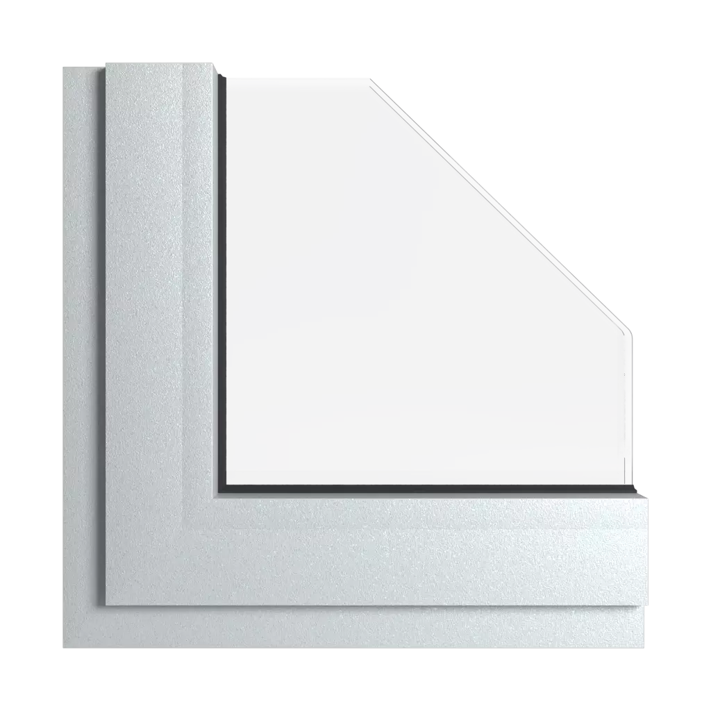 Silver gray windows window-color aliplast-colors silver-gray-2 interior