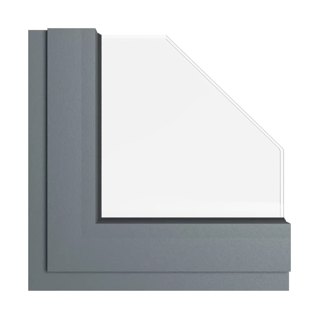 Basalt gray windows window-color aliplast-colors basalt-gray interior