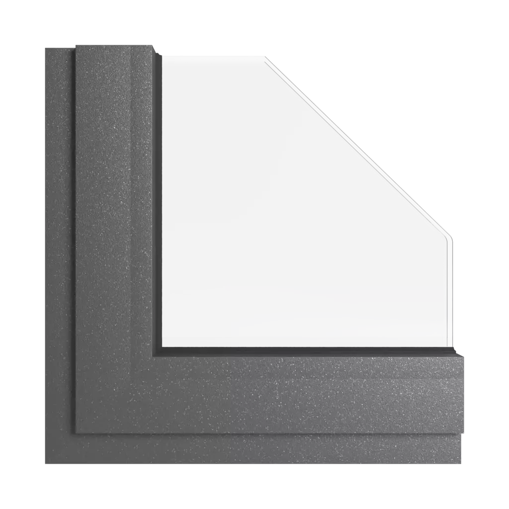 Black-gray windows window-color aliplast-colors black-gray interior