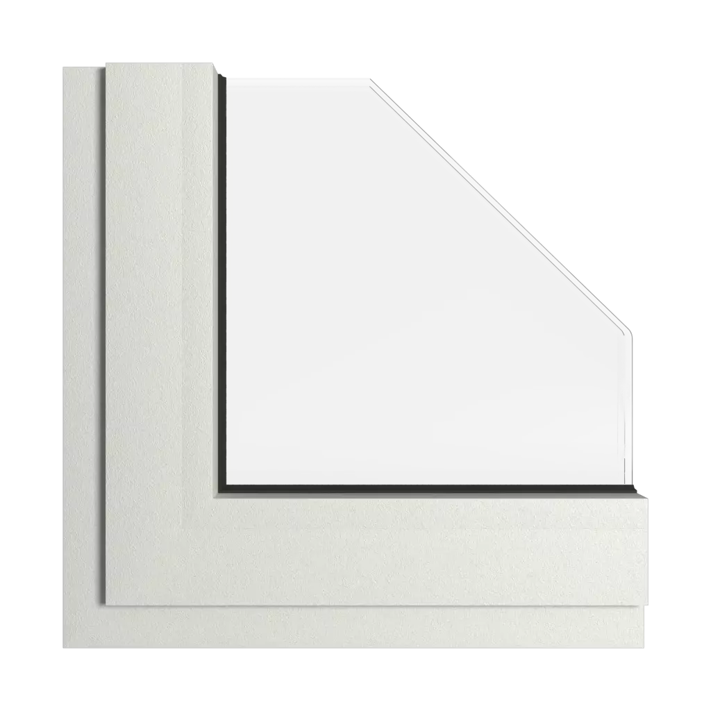 White and gray windows window-color aliplast-colors white-and-gray interior