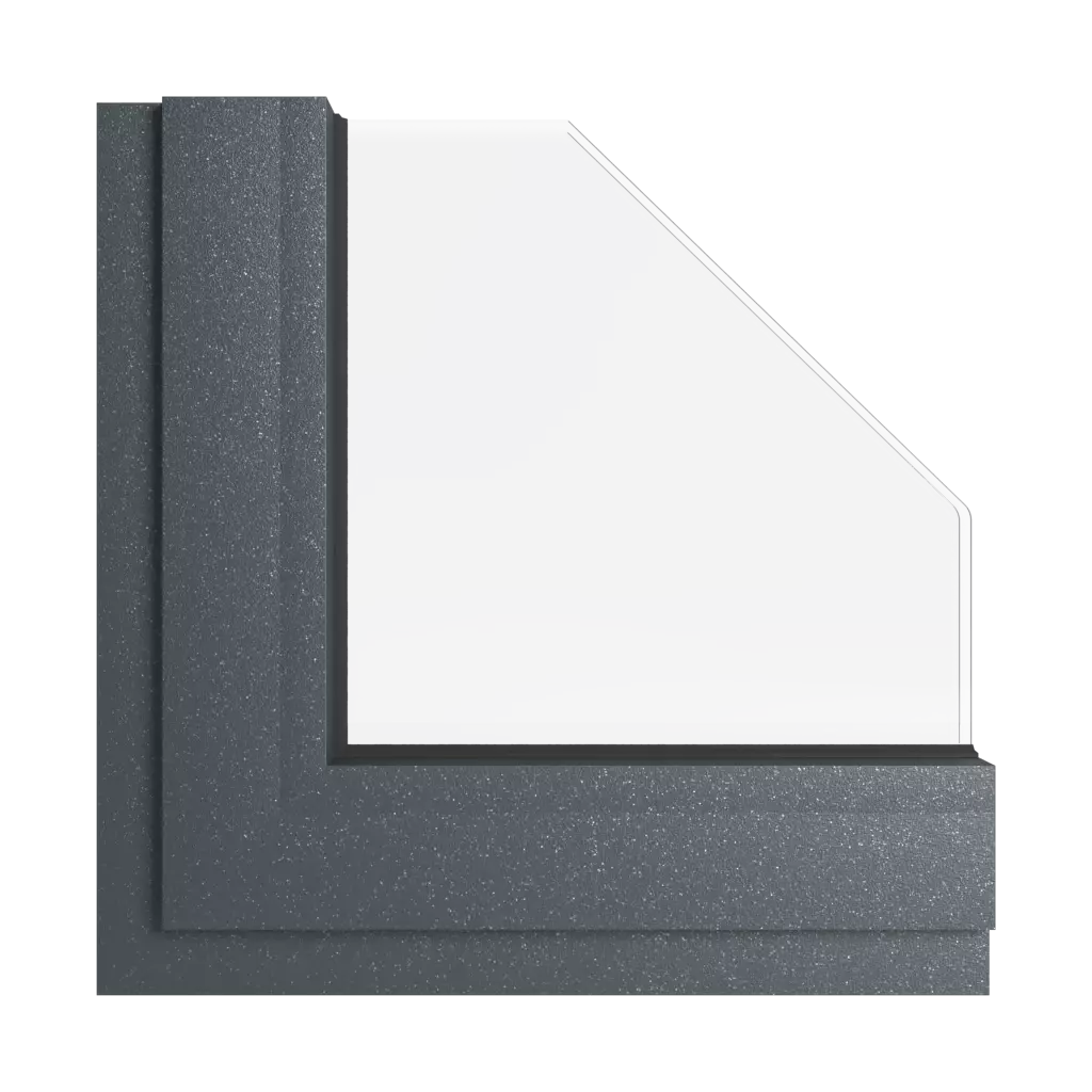 Anthracite gray metallic windows window-color aliplast-colors anthracite-gray-metallic interior