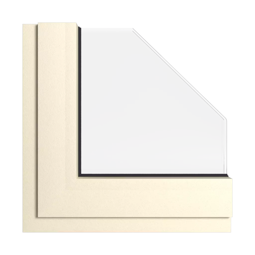 Creamy beige windows window-color aliplast-colors creamy-beige interior