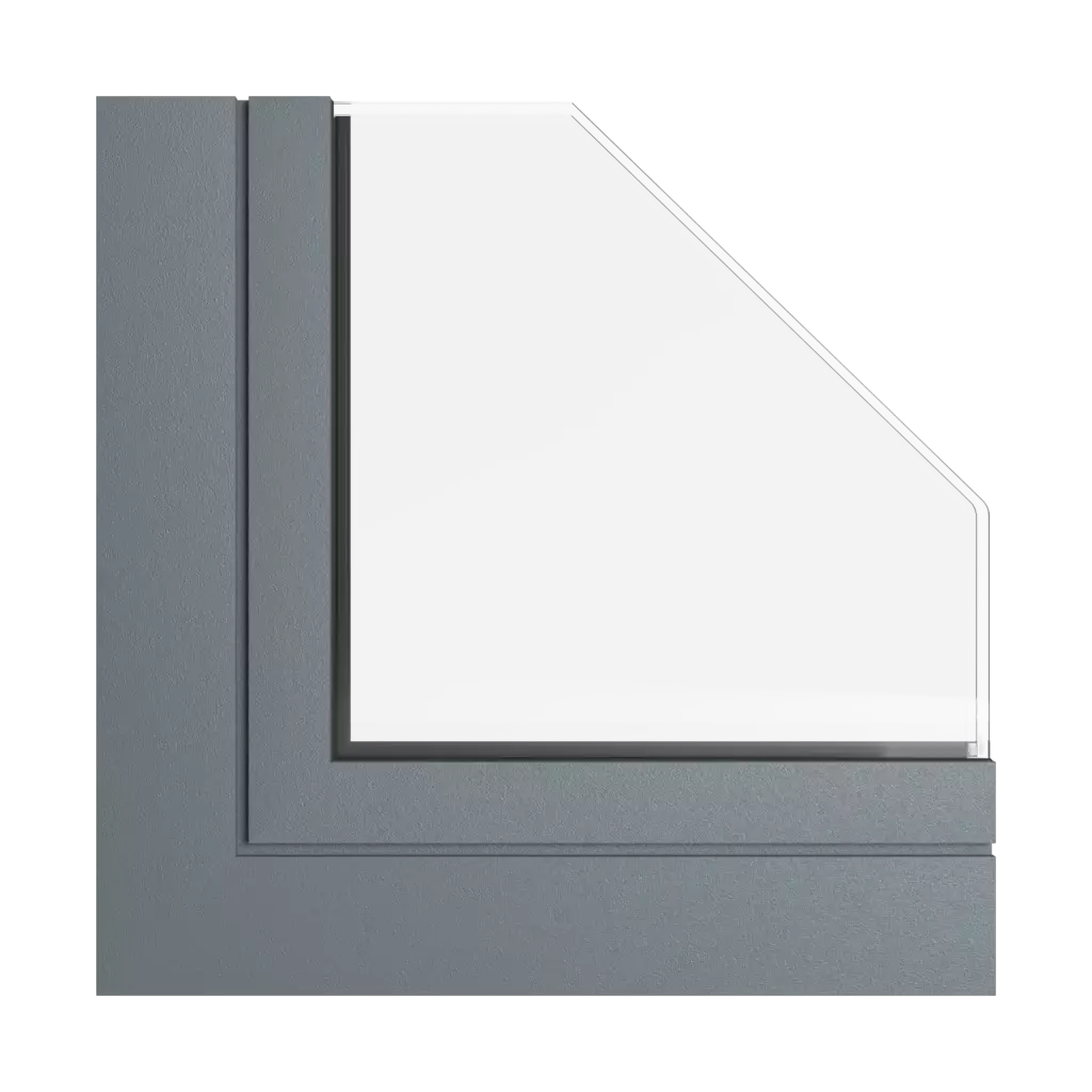 Gray basalt tiger windows window-color aliplast-colors