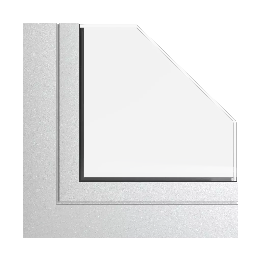 White aluminum tiger windows window-color aliplast-colors