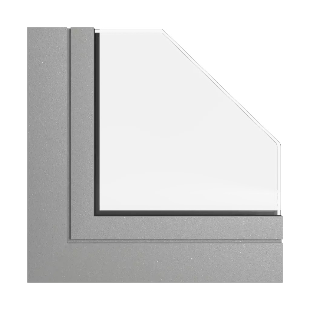 Gray aluminum tiger windows window-color aliplast-colors