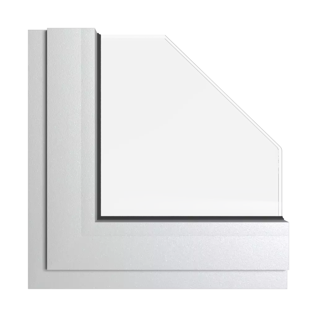 White aluminum tiger windows window-color aliplast-colors tiger-white-aluminum interior