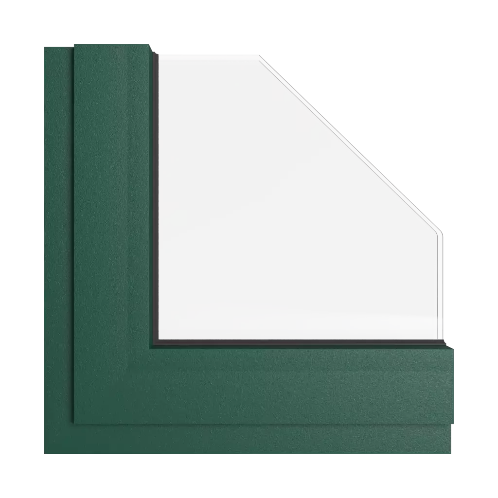 Green moss tiger windows window-color aliplast-colors green-tiger-moss interior