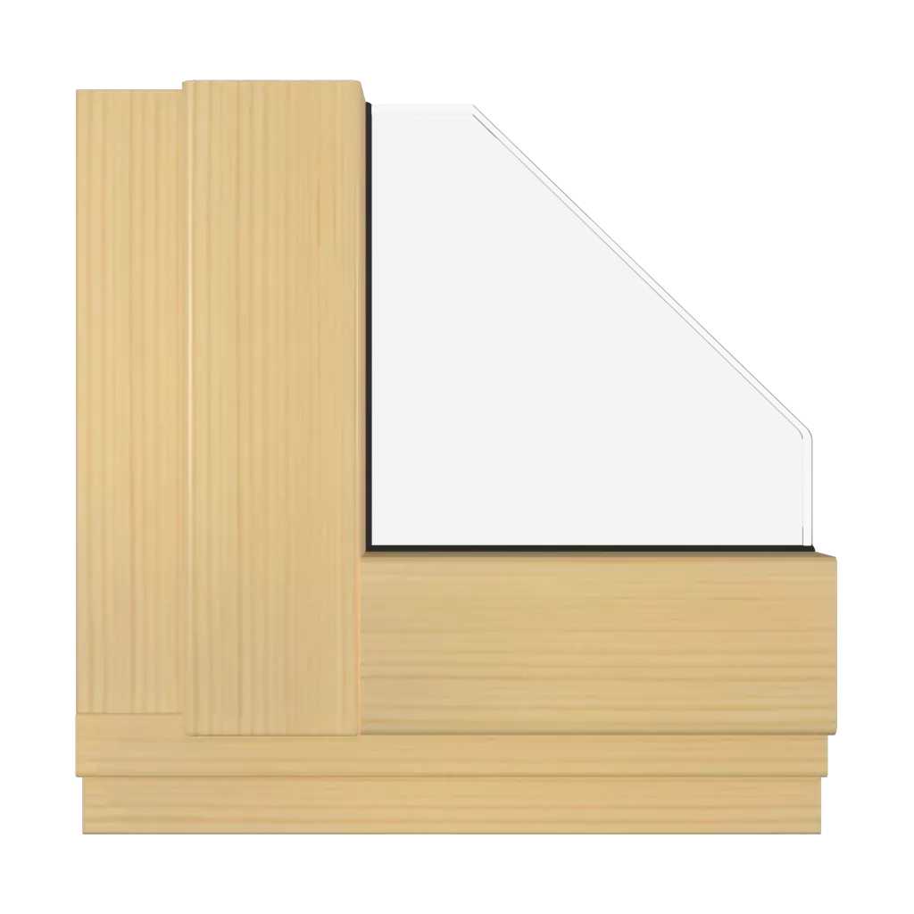 Clear lacquer windows window-color colors cdm-aluminum-wood-pine-colors interior