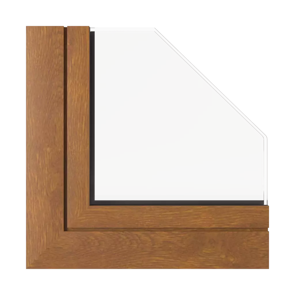 Golden oak ✨ windows types-of-windows triple-leaf vertical-symmetrical-division-33-33-33 