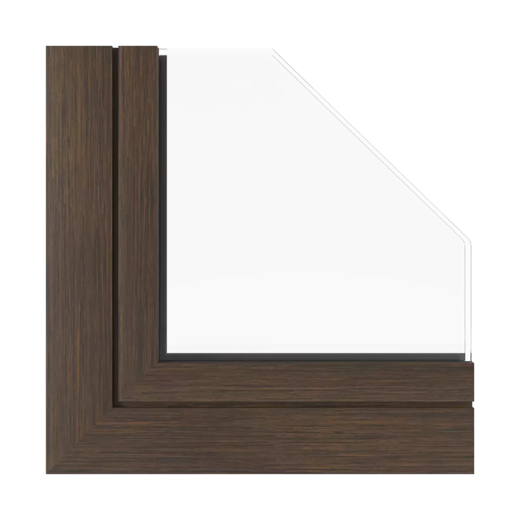 Wenge windows window-profiles aluprof mb-78ei-dpa