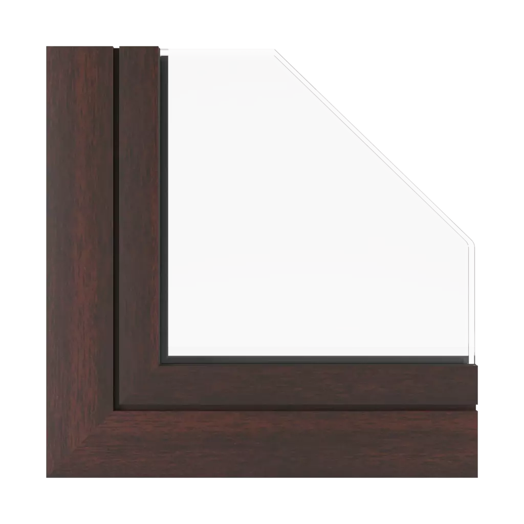 Mahogany sapeli windows window-profiles aluprof mb-sr50n-efekt
