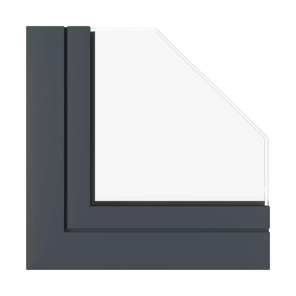 Anthracite mat robes ✨ windows types-of-windows four-leaf symmetrical-division-horizontal-50-50 