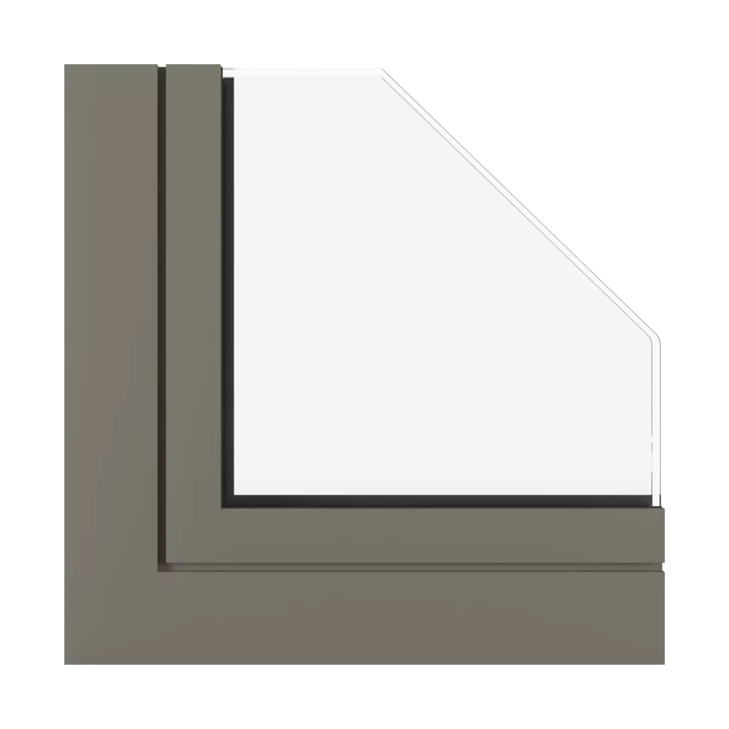 Quartz Gray SK windows window-profiles aluprof mb-118ei