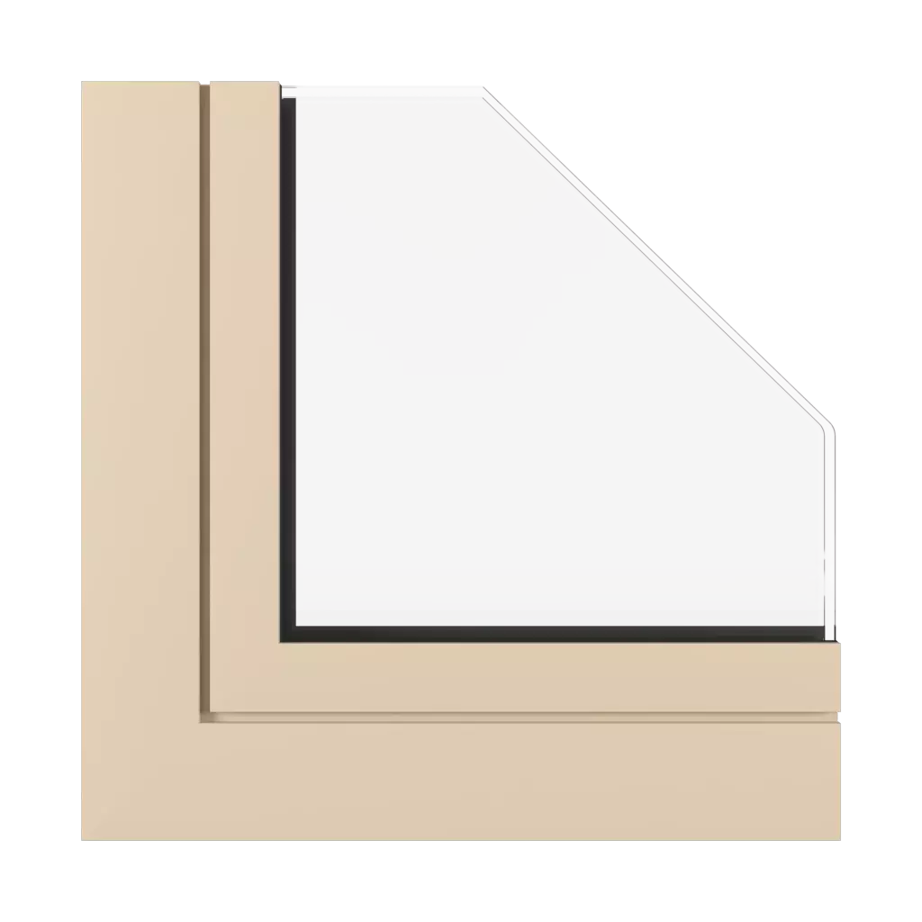 Beige SK windows window-profiles aluprof mb-sr50n