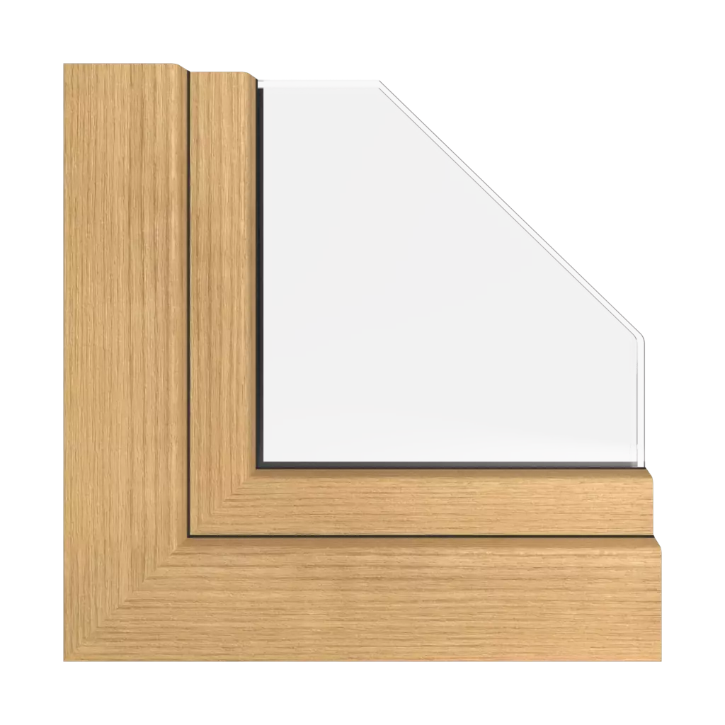 Golden beech windows window-color rehau-colors   