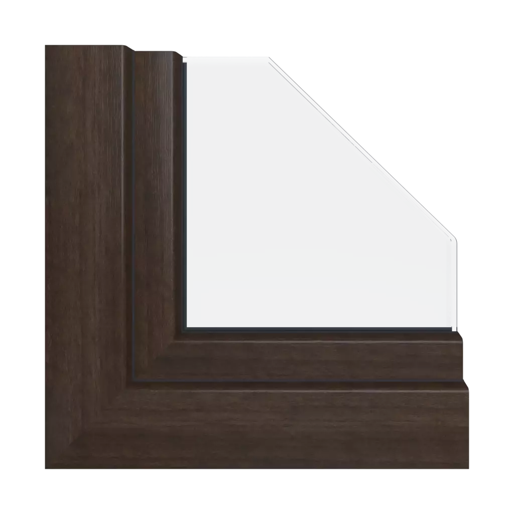 Walnuss terra windows window-profiles aluplast monoblock