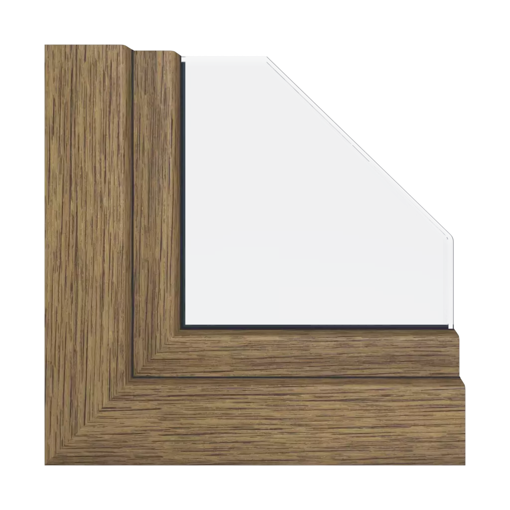 Special oak windows window-profiles aluplast ideal-4000