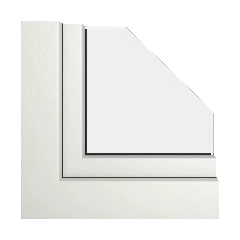 White papyrus windows window-profiles aluplast monoblock