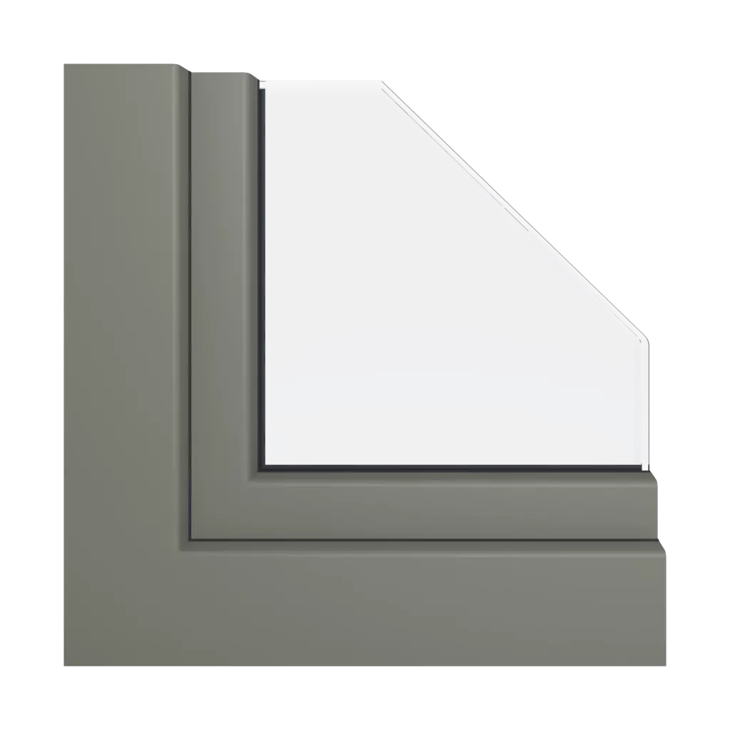 Quartz Gray windows window-profiles aluplast hst-85-mm
