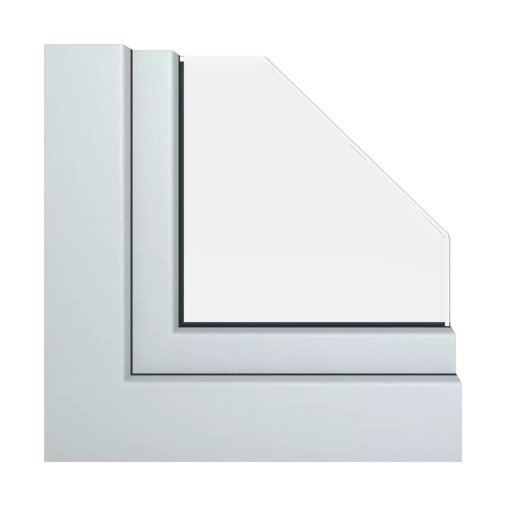 Textured gray windows window-profiles aluplast monoblock