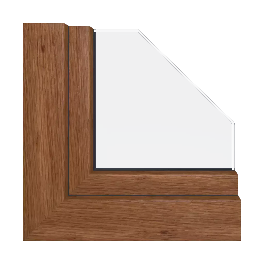 Knotty oak windows window-color schuco-colors   