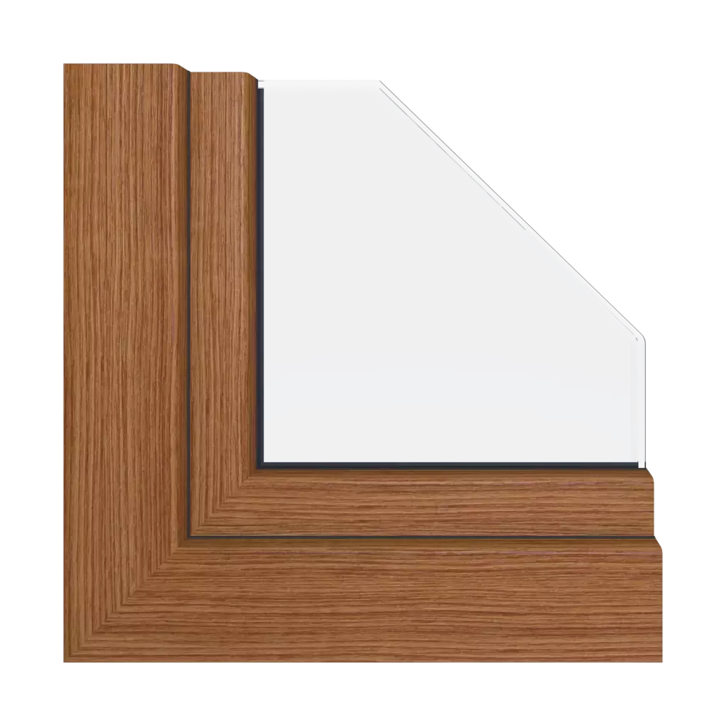 Summer Douglas fir windows window-profiles gealan s-9000