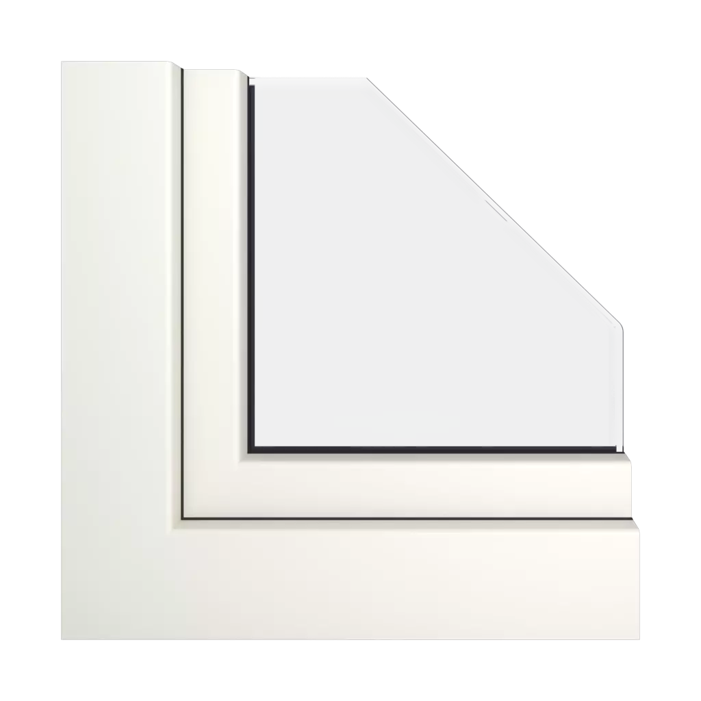 White creamy matte RAL 9001 windows window-color gealan-colors   