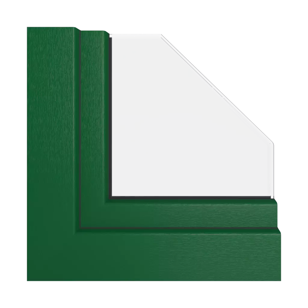 Moss green RAL 6005 windows window-color gealan-colors   