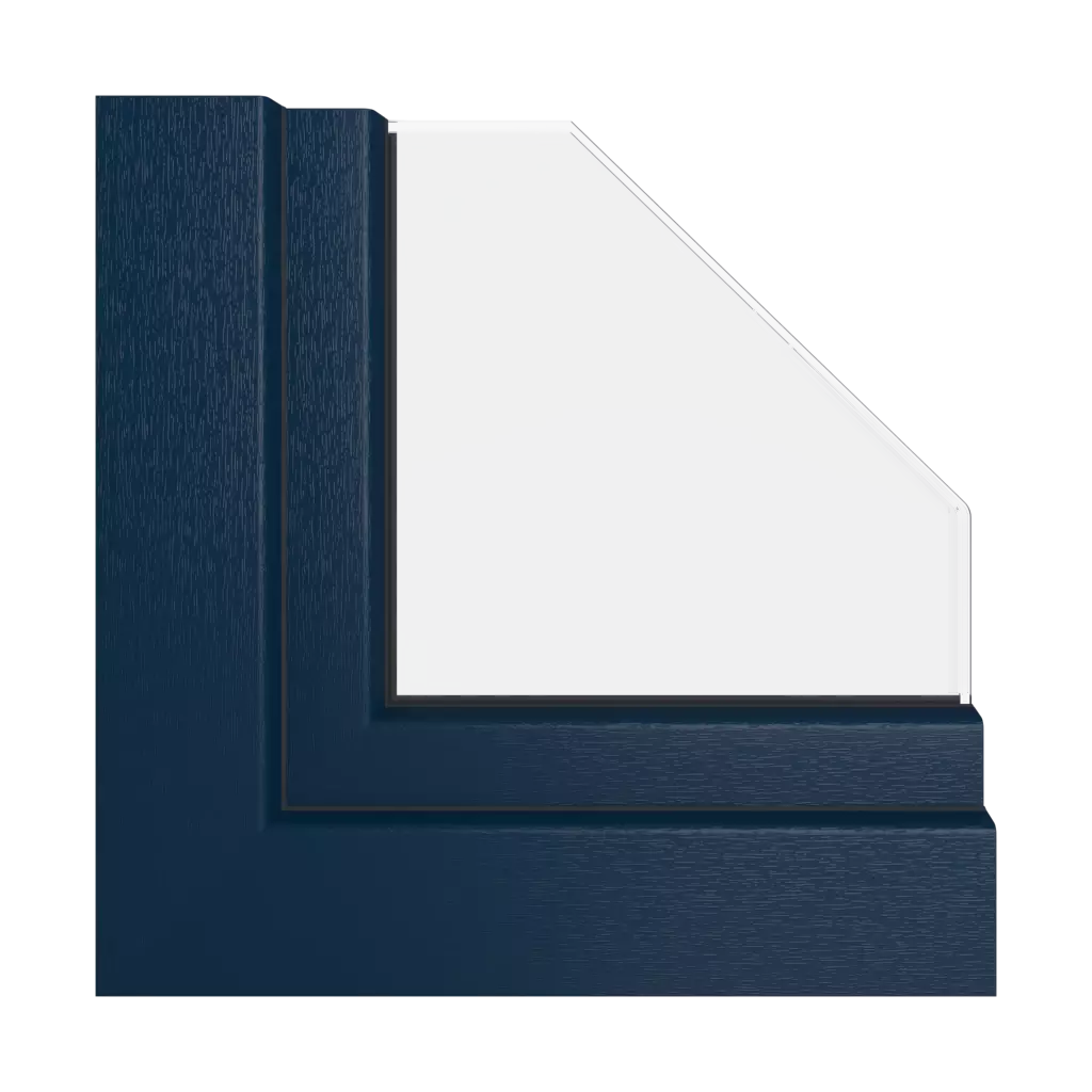 Navy blue RAL 5011 products window-packages pvc-design-plus   