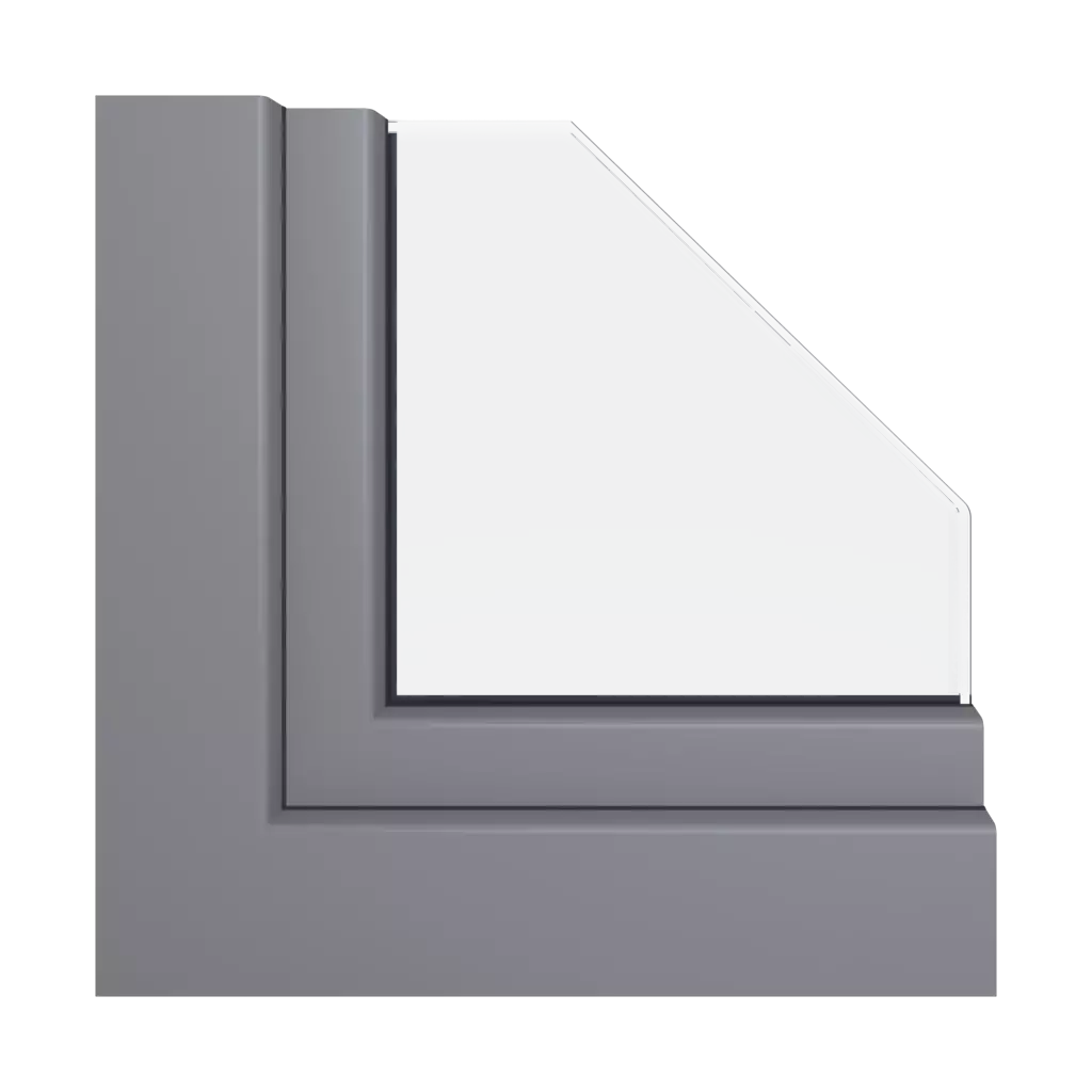 Slate gray RAL 7015 acrycolor windows window-profiles gealan s-9000